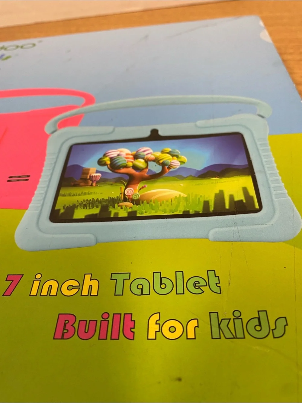 Veidoo Android Kids 7-inch Tablet with Blue Protective Case